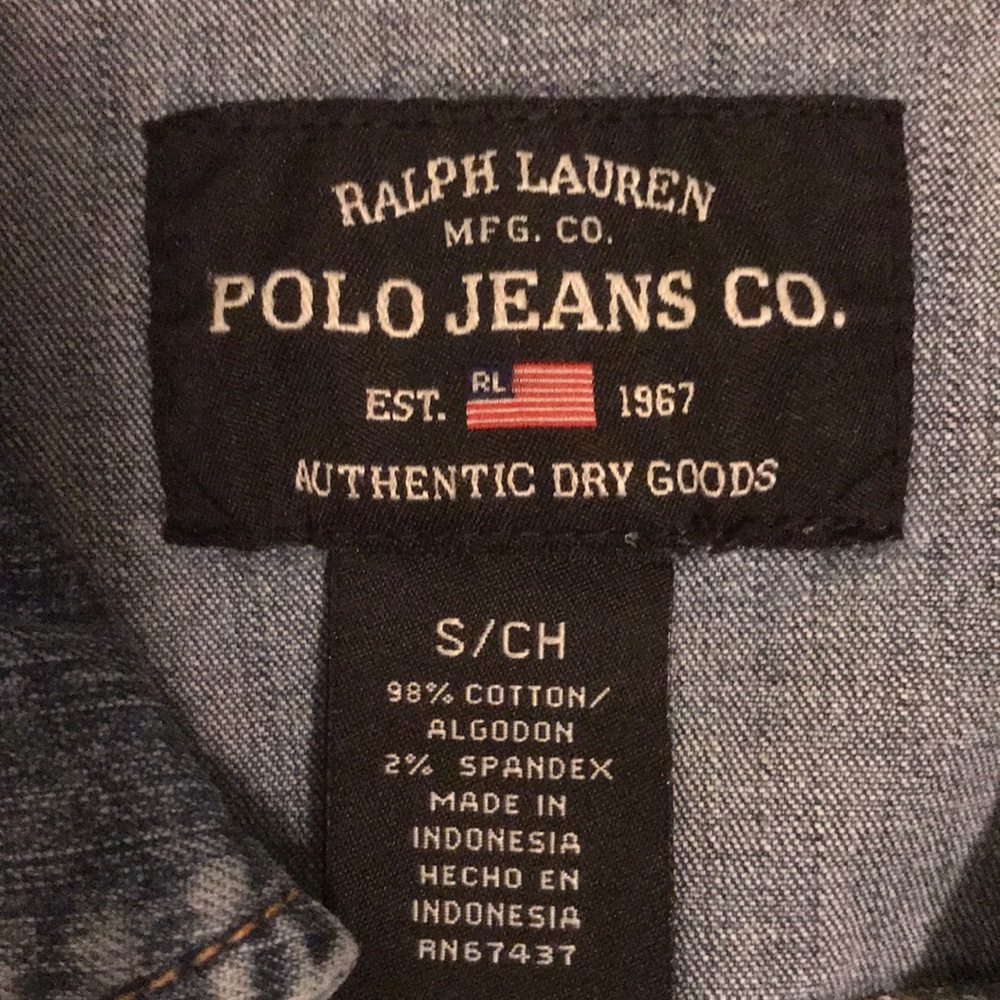 Ralph Lauren Jean Jacket Size S - Picture 3 of 9